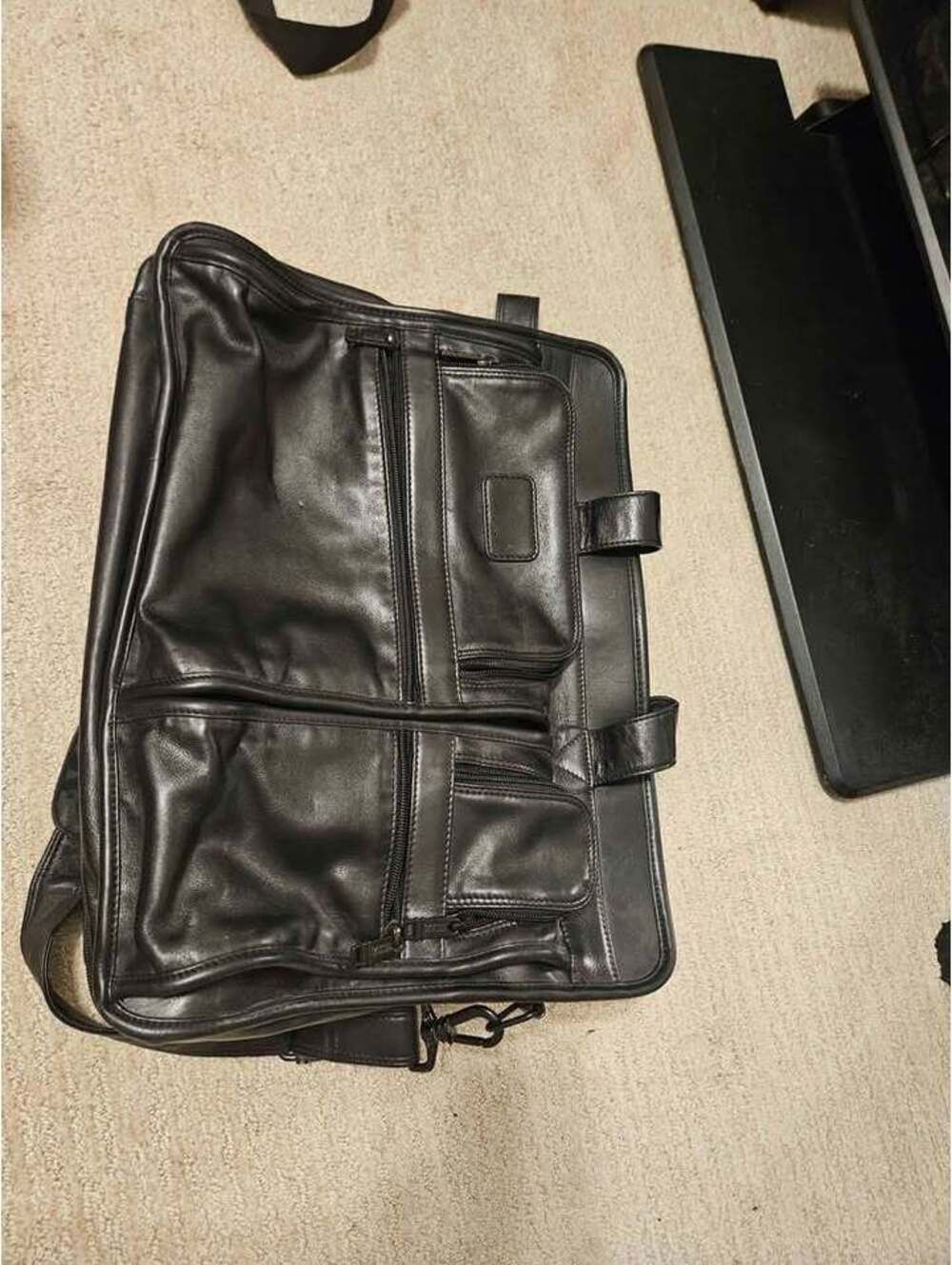 Tumi Leather Briefcase Bag
